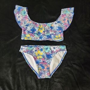 Floral Ruffle Bikini Set ☆0012